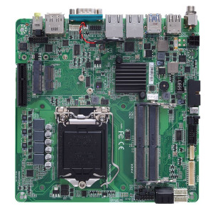 Axiomtek MANO521 Mini ITX Motherboard, 9th/8th Gen Intel Core i7/i5/i3, Q370 or H310 chipset, 8 USB, up to 32GB memory